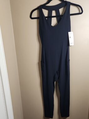 Athleta Transcend 7/8 Bodysuit In Black. Size S. NWT.